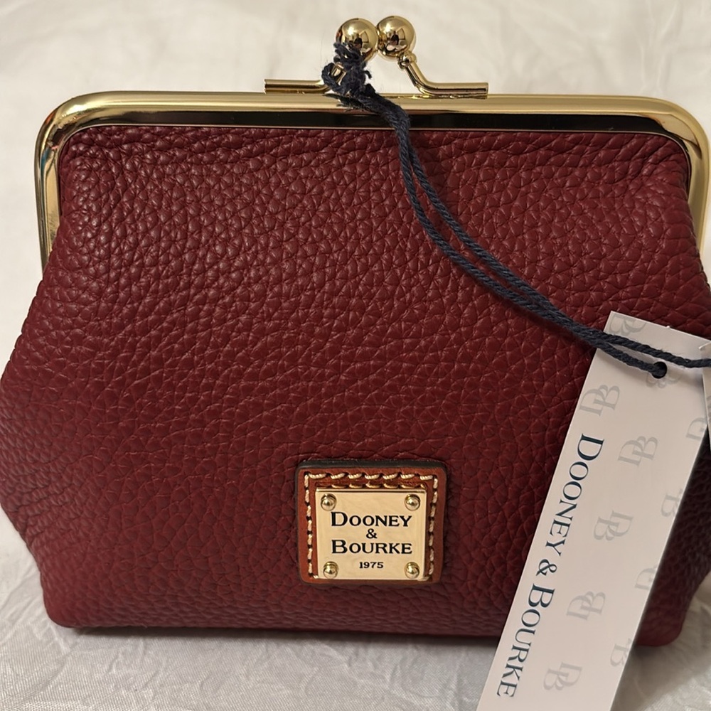 Dooney & Bourke Pebble Grain Large Framed Purse